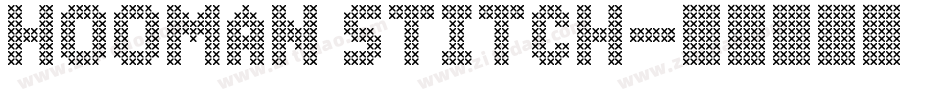 Hooman Stitch字体转换